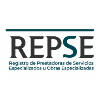 REPSE – Registro de Prestadoras de Servicios Especializados u Obras Especializadas Logo a color de la certificación Registro de Prestadoras de Servicios Especializados u Obras Especializadas (REPSE)
